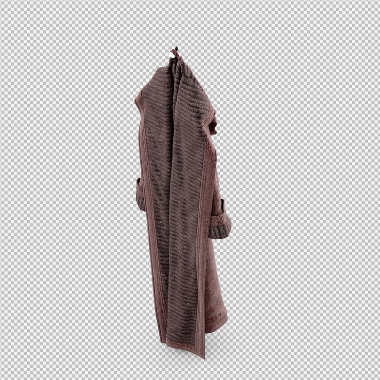 PSD ropa isométrica como render 3d aislado