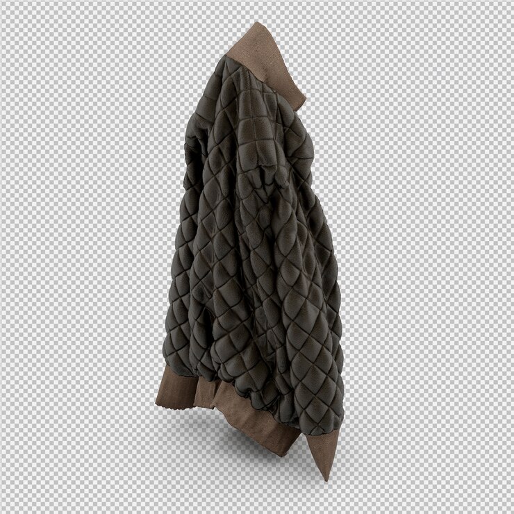 PSD ropa isométrica como render 3d aislado