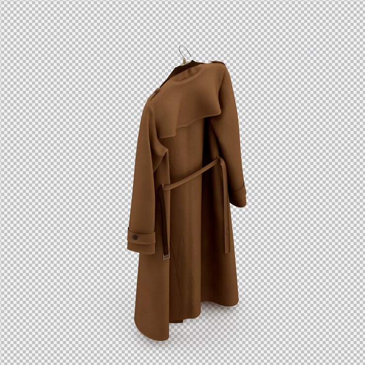 PSD ropa isométrica como render 3d aislado