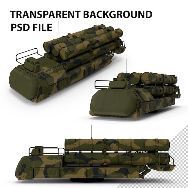 Roquettes Avec Système De Défense Aérienne De Camouflage Radar Png