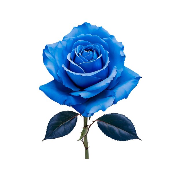 PSD una rosa azul generada por ai