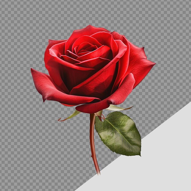 PSD rose png isolado em fundo transparente