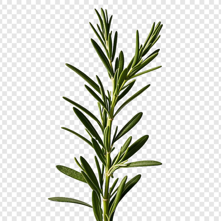 PSD rosemary isolé sur un fond transparent