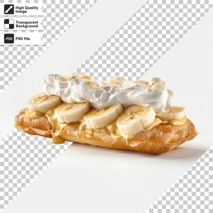 PSD una rosquilla cubierta de chocolate con chocolate rociado en la parte inferior