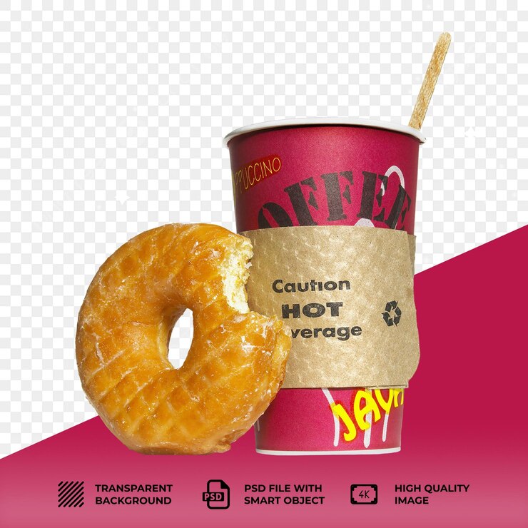 PSD las rosquillas psd 3d se reproducen en un fondo transparente