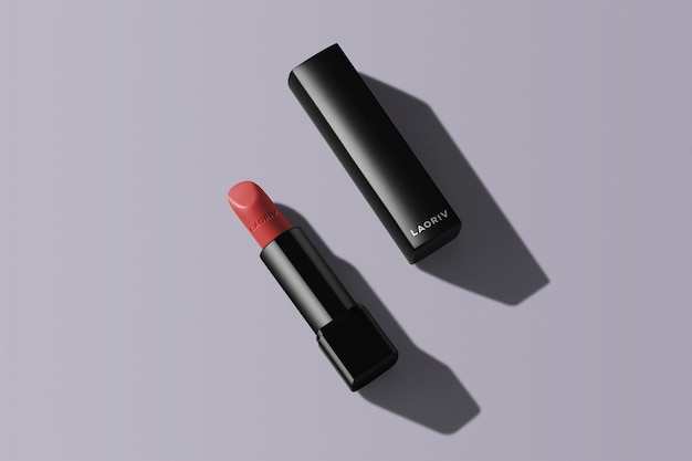 Rossetto con logo mockup