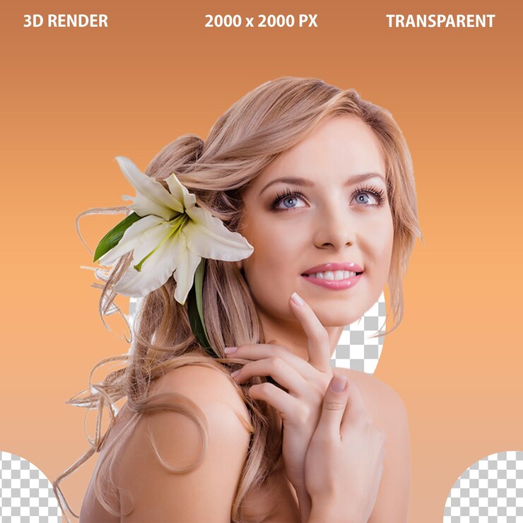 PSD rosto feminino jovem com máscara cosmética massagem facial de salão de beleza mostrando cuidados com a pele