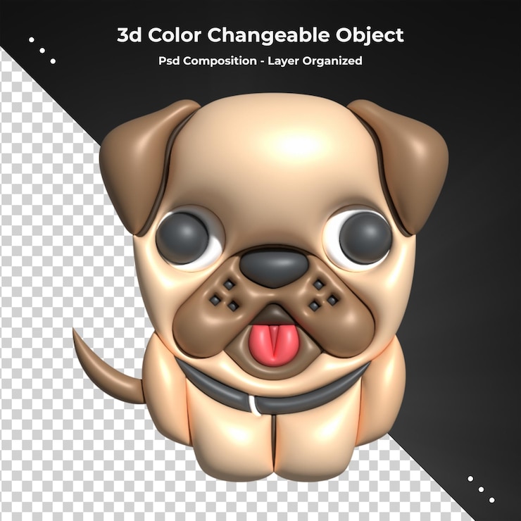 PSD rostos emoji 3d com expressões faciais renderização em 3d ícones emoji estilizados