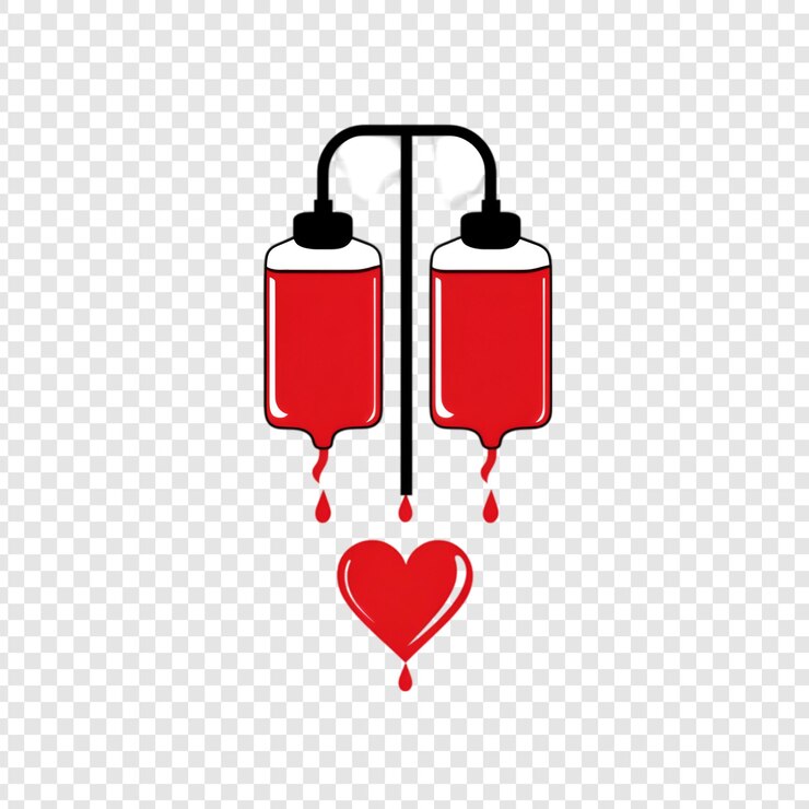 PSD rote flaschen mit blut, das auf einem durchsichtigen hintergrund tropft