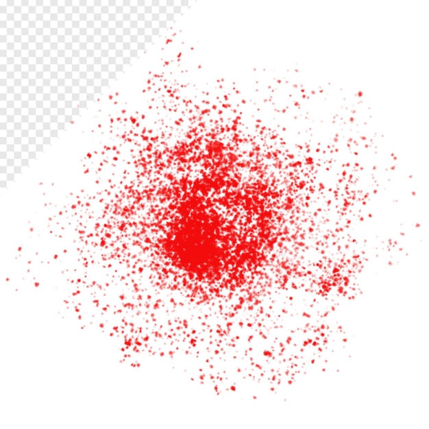 Rote Splash-Element PSD-Datei durchsichtiges Design rotes Lack-Element durchsichtig