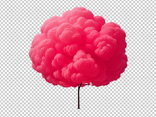 PSD rote zuckerwatte