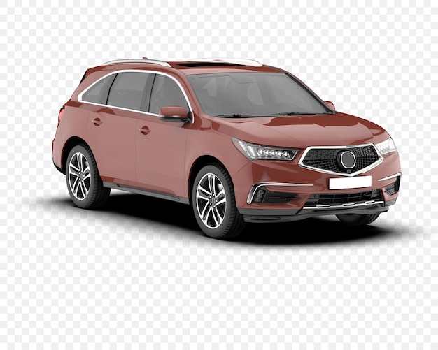 Roter SUV-Auto