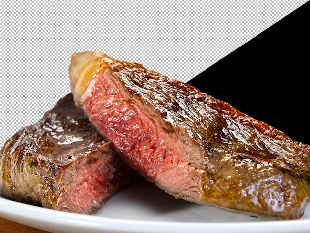 Rôtissoire de steak au steakhouse picanha en tranches