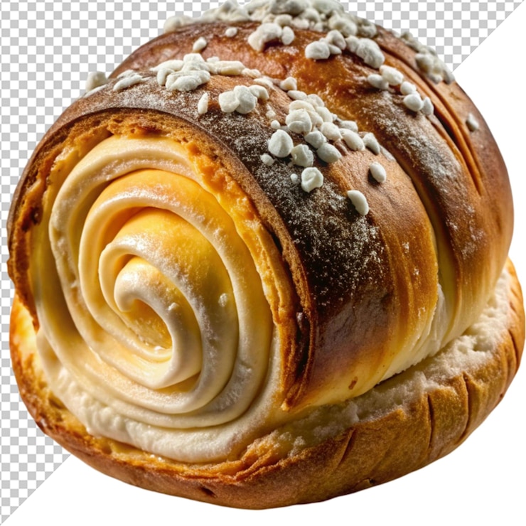 PSD rotoli di crema di panetteria su uno sfondo trasparente