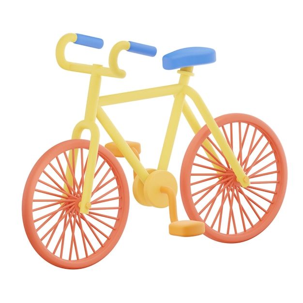 PSD roue de vélo 3d icon entertainment
