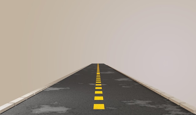 route en asphalte