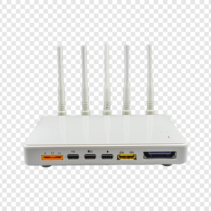 PSD router auf durchsichtigem hintergrund isoliert