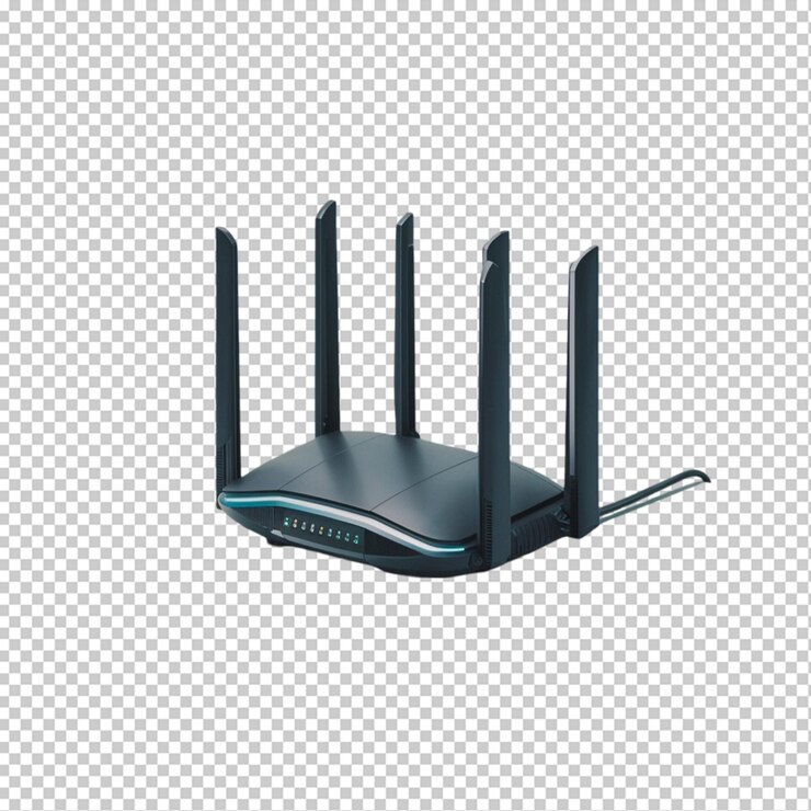 PSD router auf durchsichtigem hintergrund isoliert