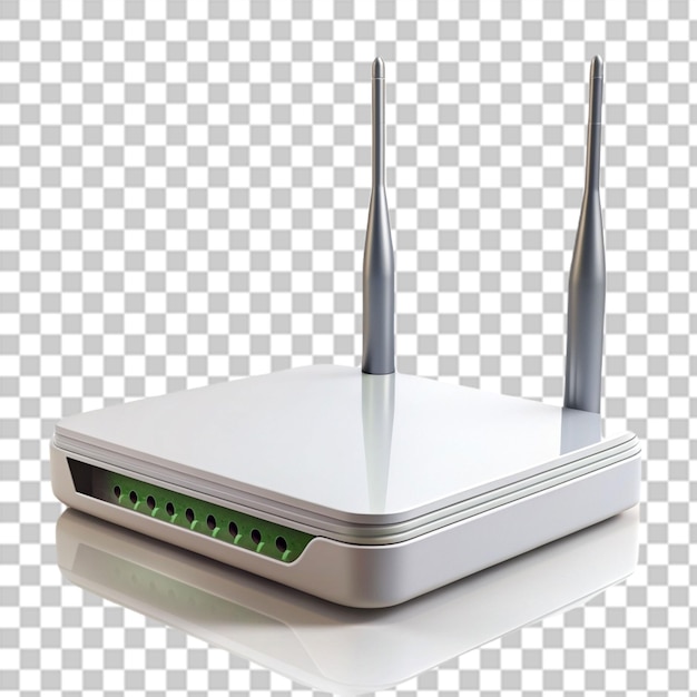 PSD router isolado em fundo transparente