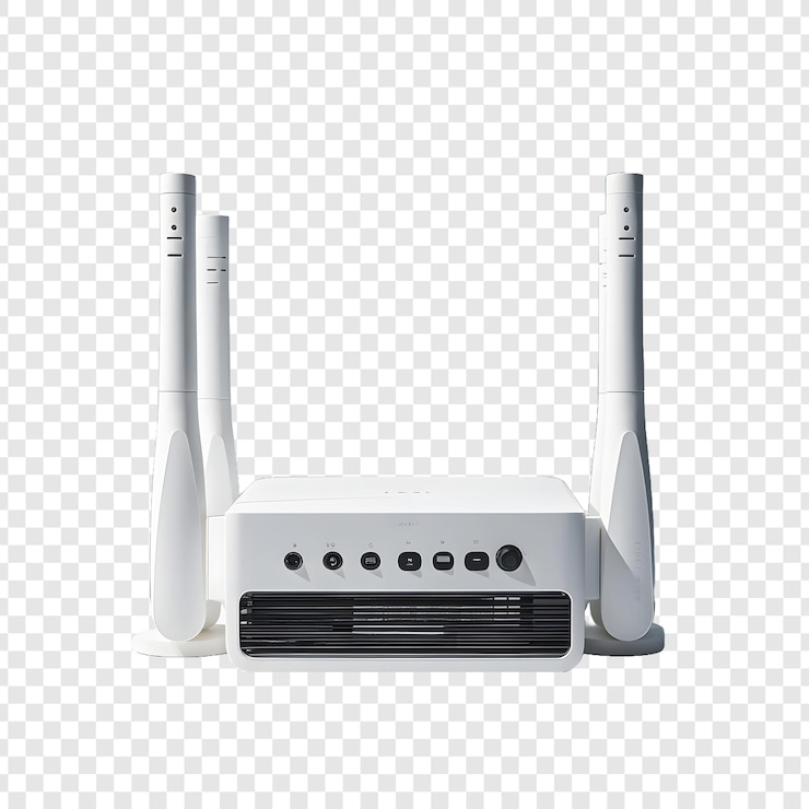 PSD router isoliert auf transparentem hintergrund png