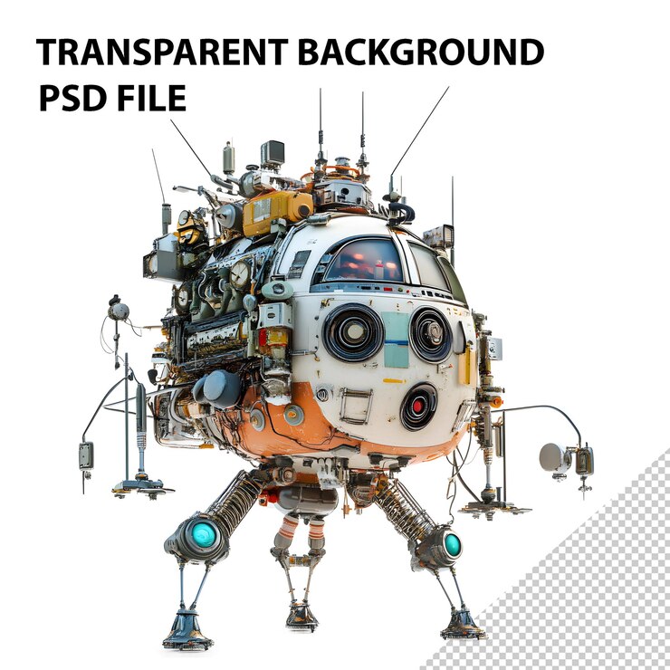 PSD el rover espacial steampunk