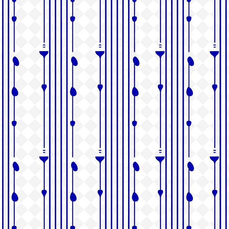 PSD royal stripe pattern with golf club icon and varying widths nature inspired abstract outline art