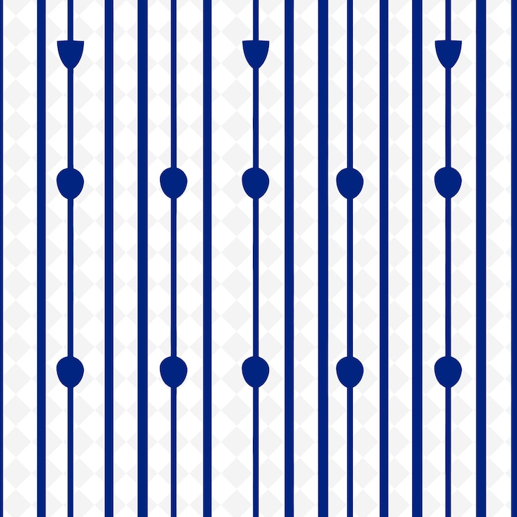 PSD royal stripe pattern with golf club icon and varying widths nature inspired abstract outline art