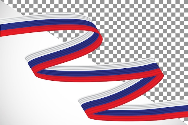 Ruban 3d Du Drapeau Russe-9