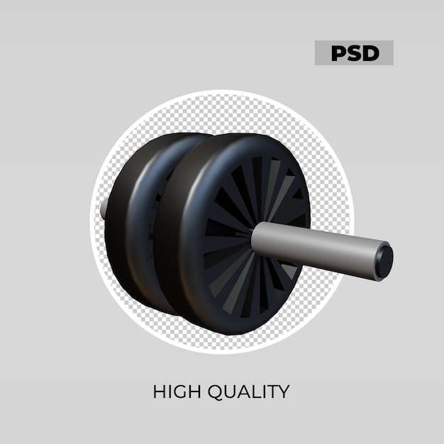 PSD rueda de abs icono 3d