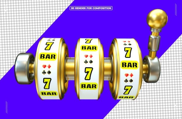 Ruleta de casino de objeto de render 3d