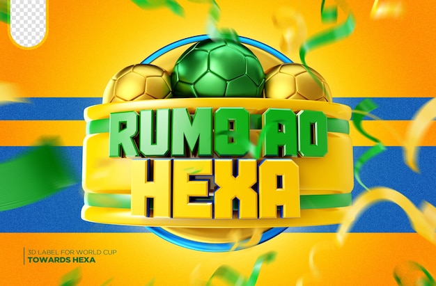 rumo ao sexto campeonato renderização 3d para campanhas no Brasil