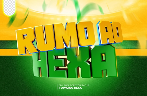 rumo ao sexto campeonato renderização 3d para campanhas no Brasil