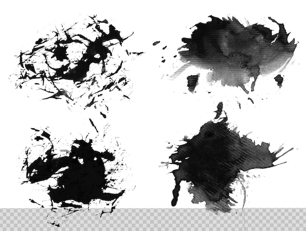 Runde Schwamm dünne Künstler Pinsel kurzer Hintergrundmix hoch Detail Abstrakt Vektor Hintergrundmix Set