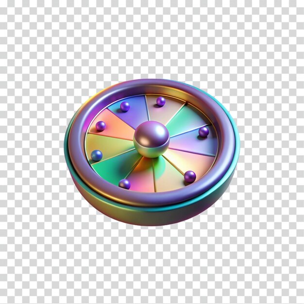 Ruota della fortuna colorata 3D Render