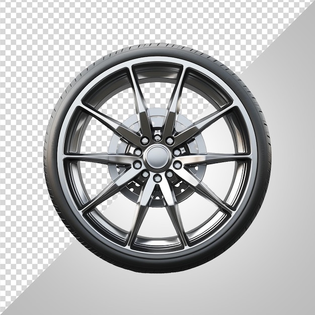 ruota di auto con cerchio e pneumatico png