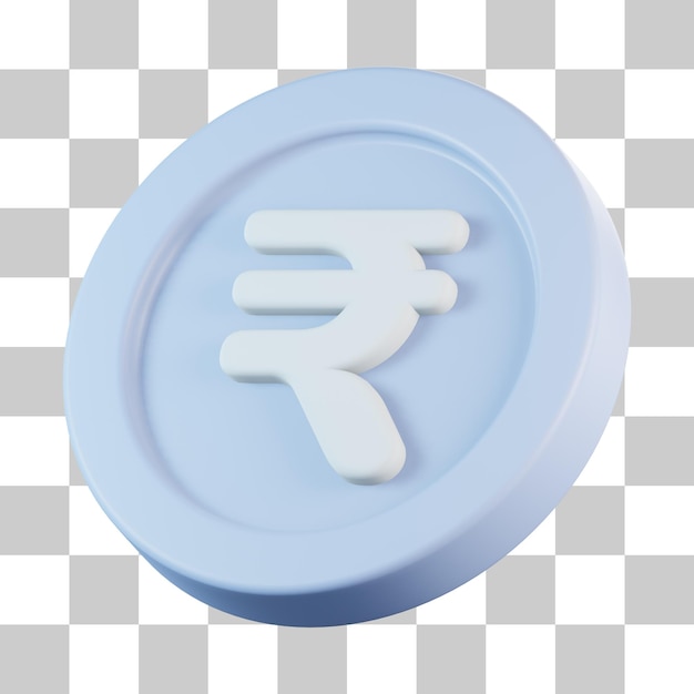 Rupia icono 3D