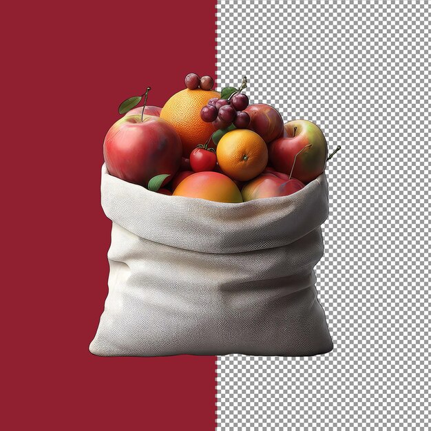 PSD rustic fruit bounty png