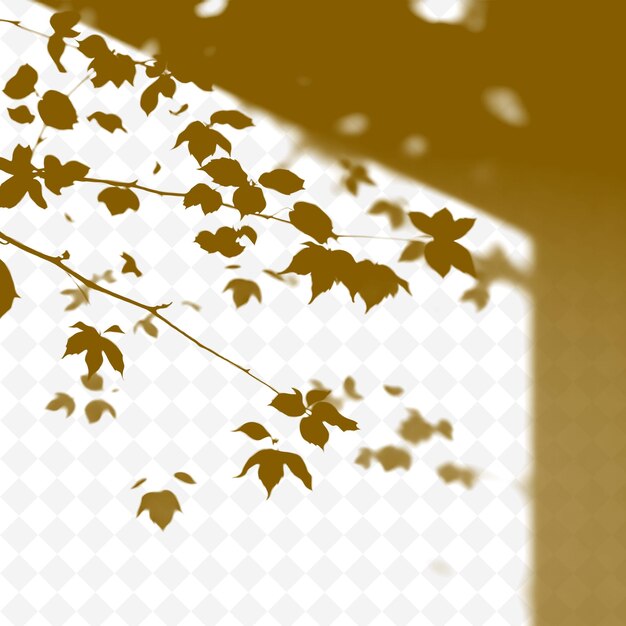 Rustling Hojas Creación de sombras Movimiento de formas fragmentadas Suave F PNG sombra Ilustración de fundición