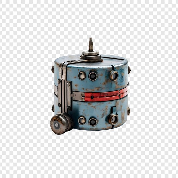 Rusty Retro Robot Futuristisches Design Vintage Mechanischer Droid