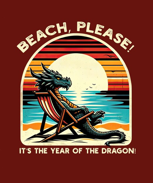 PSD s'il vous plaît, c'est l'année du dragon.