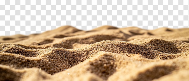 Sable isolé sur fond transparent PNG
