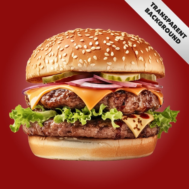 sabor hamburguesa de carne png transparente