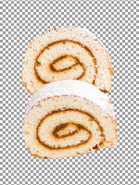 Saboroso bolo isolado em fundo transparente
