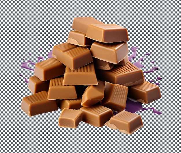 PSD el saboroso cadbury amul dairy milk silk hazelnut chocolate aislado sobre un fondo transparente