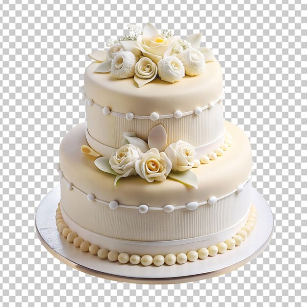 PSD saboroso pastel de fondante de bodas