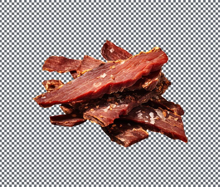 PSD sabroso pescado secado tradicional aislado sobre un fondo transparente