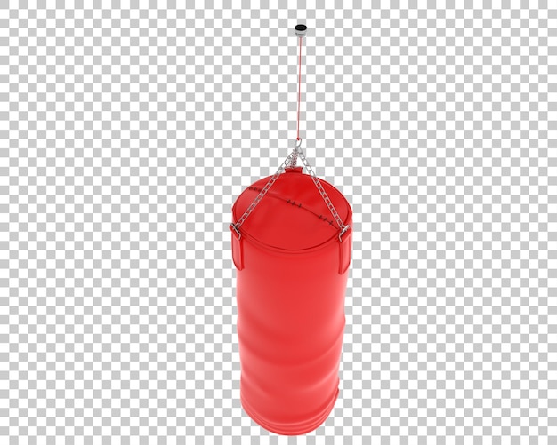 Sac De Boxe Sur Fond Transparent Illustration De Rendu 3d