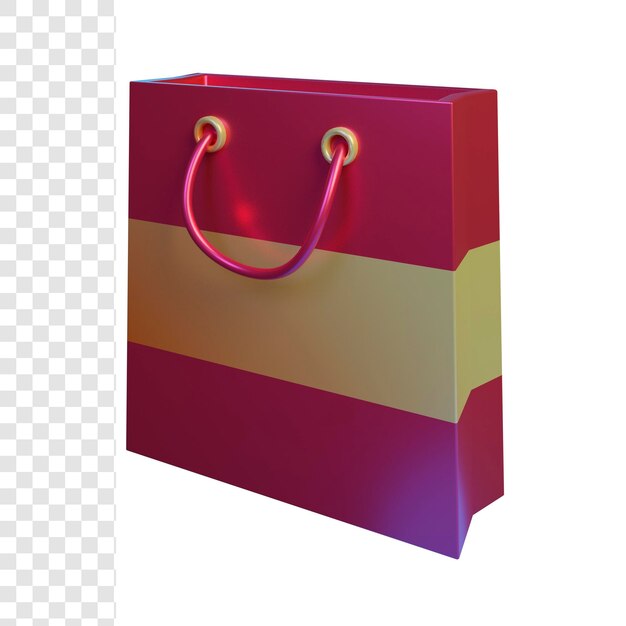 PSD sac cadeau 3d