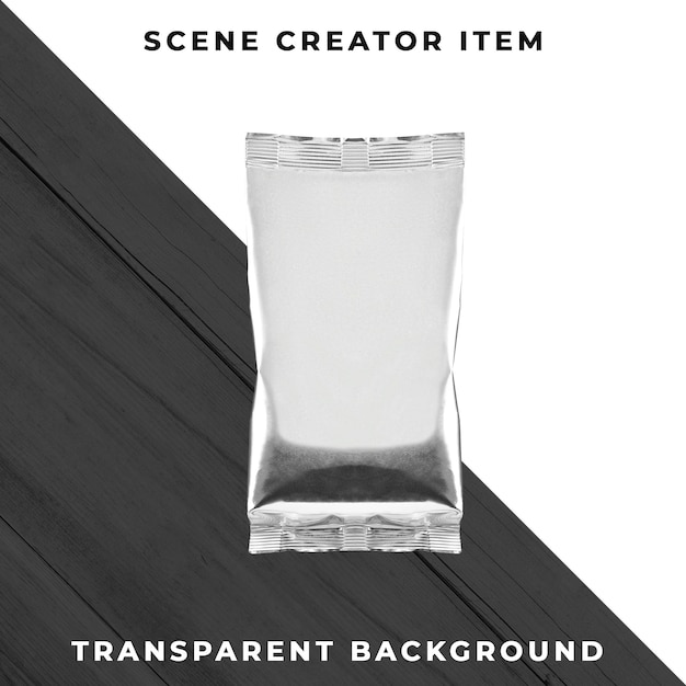 Sac Conteneur En Aluminium Transparent Psd