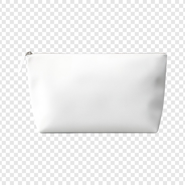 PSD sac cosmétique sur fond transparent
